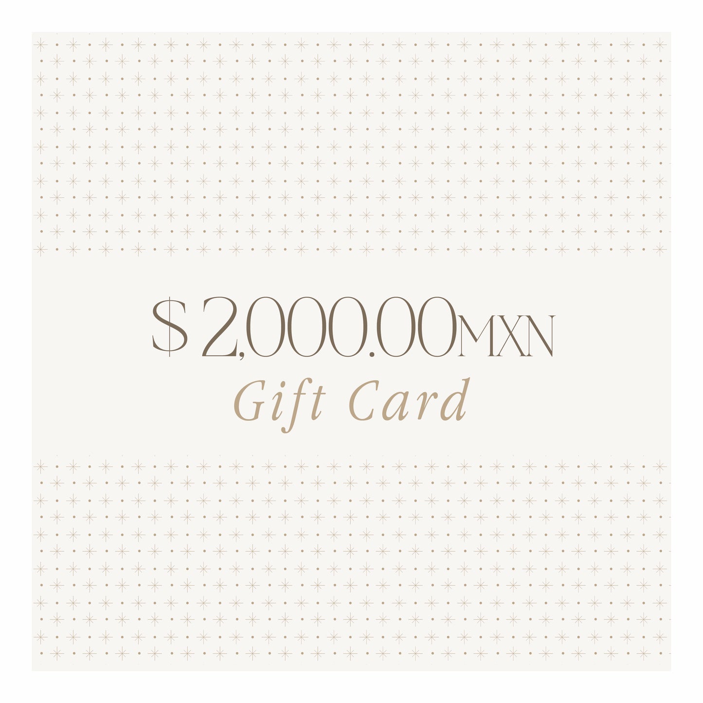 Gift Card Experience